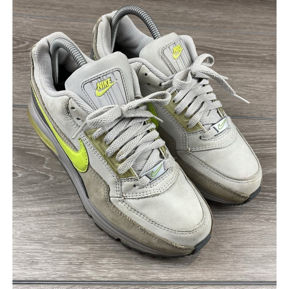 Nike Mens Air Max LTD 2 305394-031 Gray Volt Neon Running Sneakers US 8.5‎